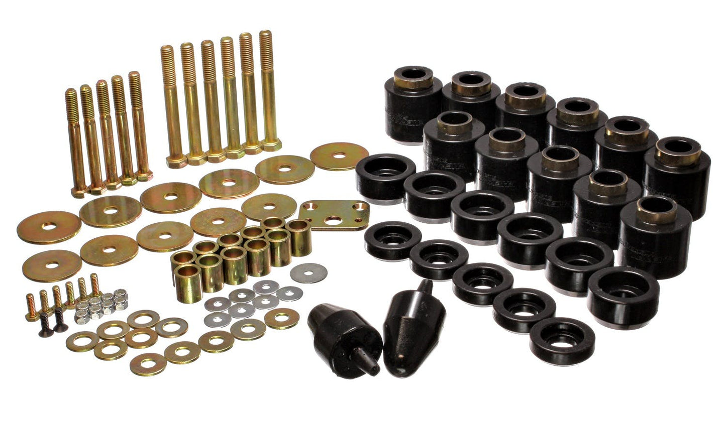 Polyurethane 1" Lift Body and Cab Mounts 2.4108G fits 97-06 Jeep TJ, LJ Wrangler
