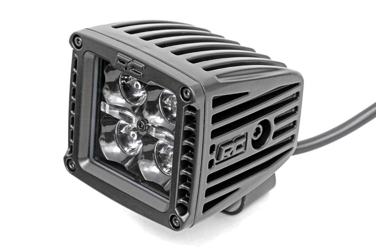 2 Inch Black Series LED Light Pods | Spot | Square | Cool White DRL 70903BLKDRL