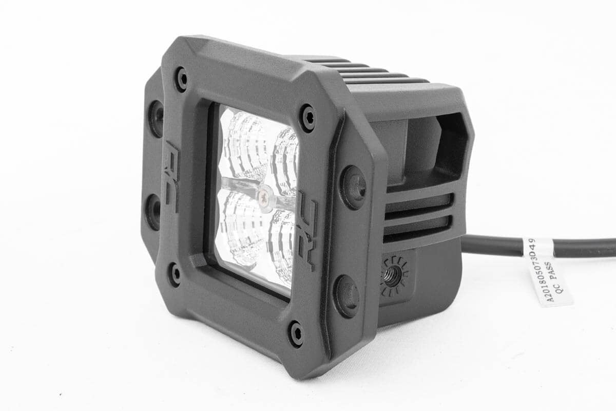 2 Inch Chrome Series LED Light Pods | Flush Mount | Amber DRL 70803DRLA