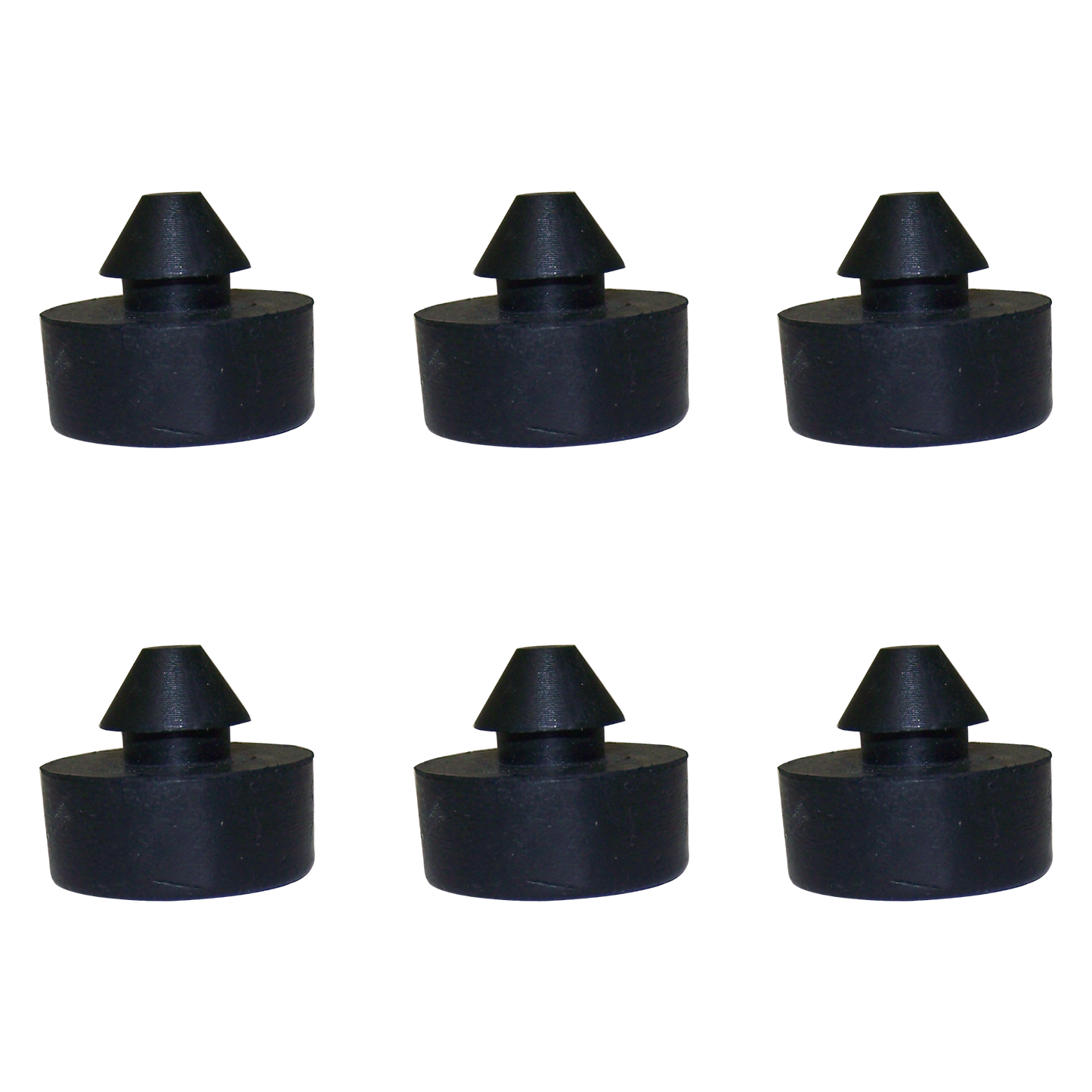 12031.01 Grille Mounted Hood Stop Support (6) Fit's 87-95 YJ Wrangler 4007504