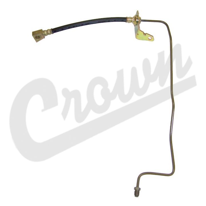 Brake Hose (Rear Left) 52128431AC 16733.17 fits 03-06 Jeep Wrangler TJ
