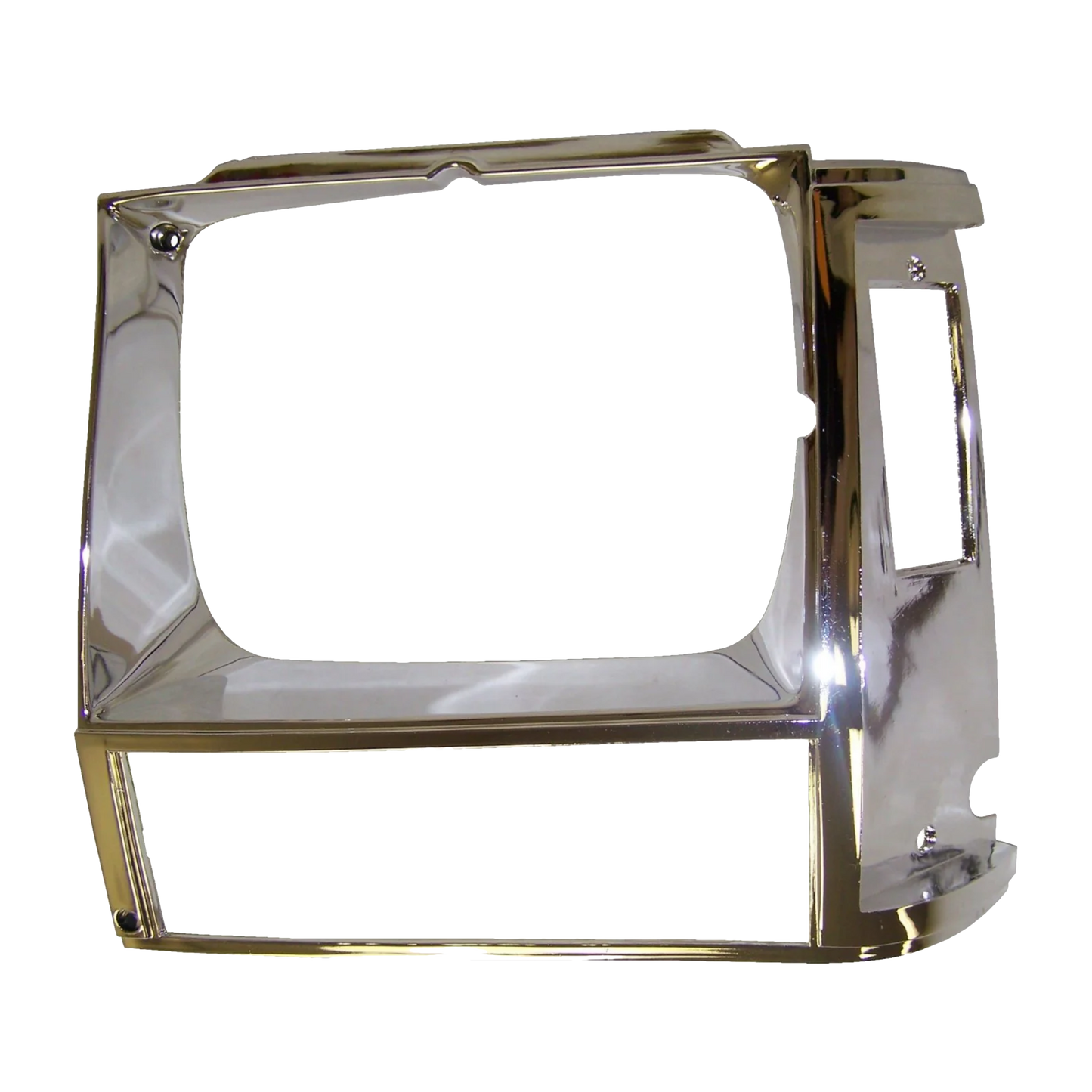 84-90 Jeep XJ Cherokee & Comanche Driver Side Chrome Headlight Bezel 55002245 12419.11