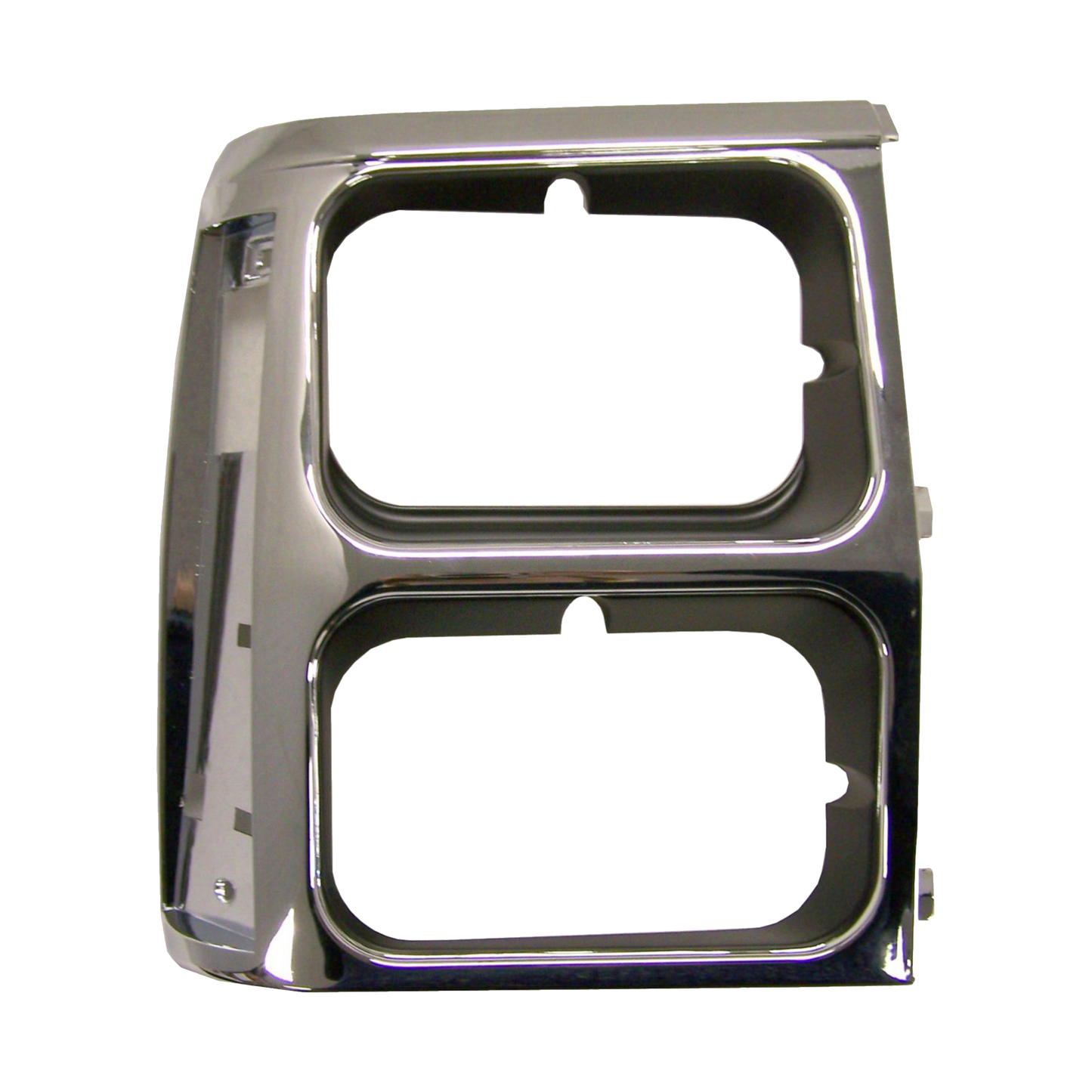 84-90 Jeep XJ Cherokee Black Chrome Pas Headlight Bezel 55008046