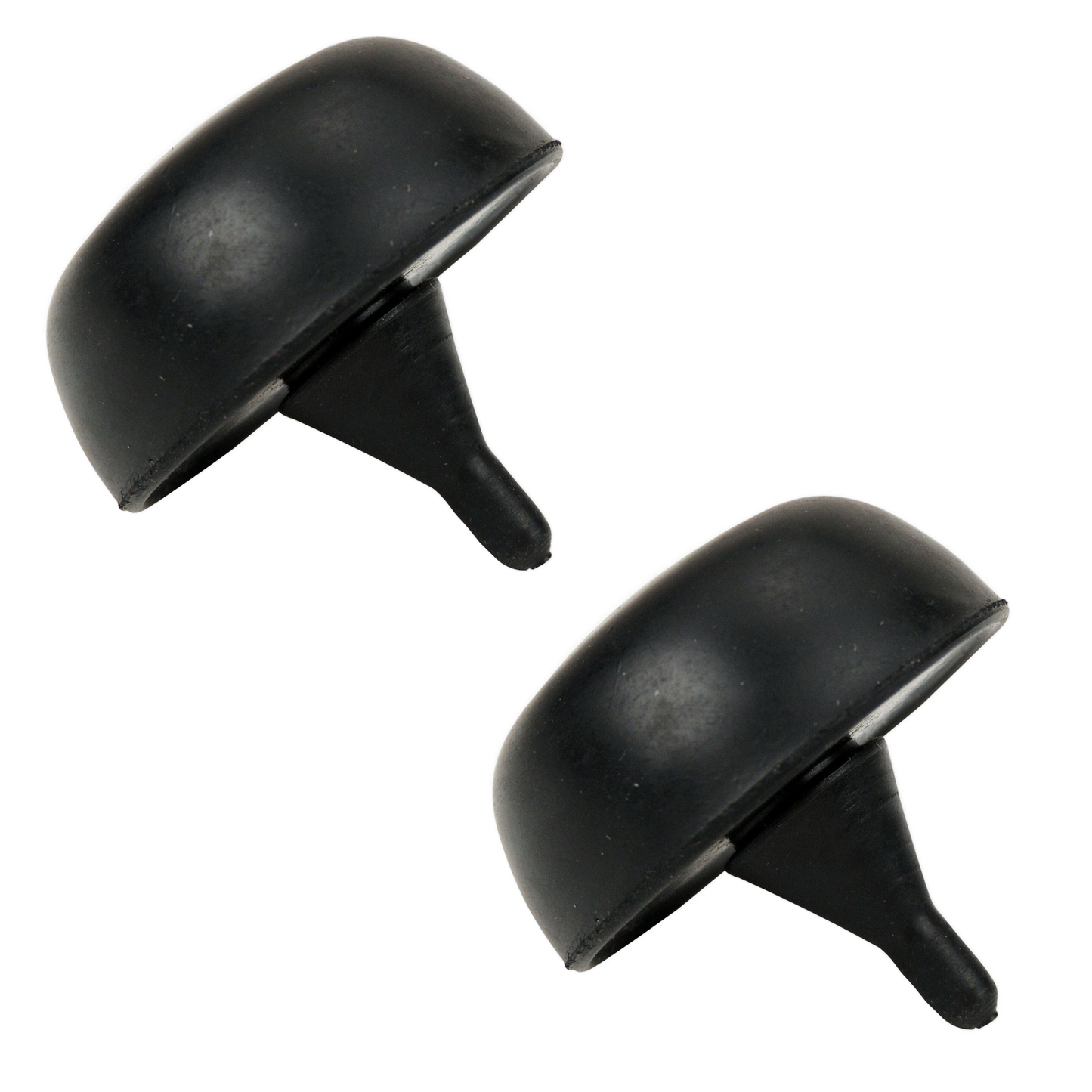 Hood To Windshield Frame Bumper 2 Pack Fits 1994-2006 Jeep Wrangler YJ & TJ | PORC Off Road Products | Replaces 55075590AB