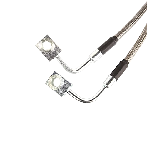Brake Hose Kit, Braided Stainless Steel | 16734.10 | Fits 2007-2018 Jeep Wrangler JK RT31049