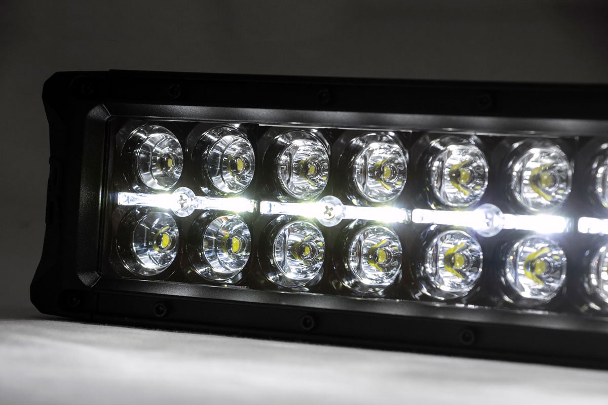 54 Inch Black Series LED Light Bar | Curved | Dual Row | Cool White DRL 72954BD