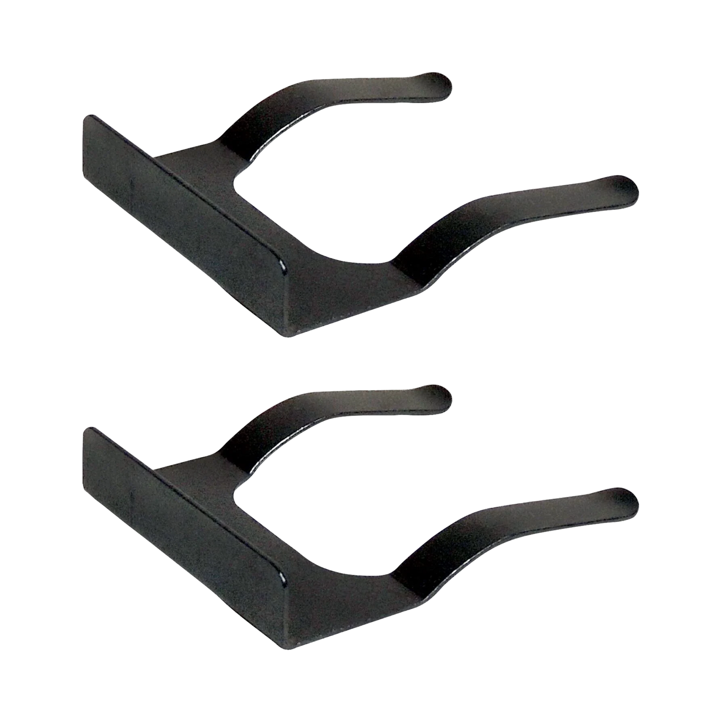 Kit of 2 Door or Tailgate Lock Cylinder Retainers Made of Black Coated Steel fits Wrangler JK TJ Cherokee XJ and ZJ
