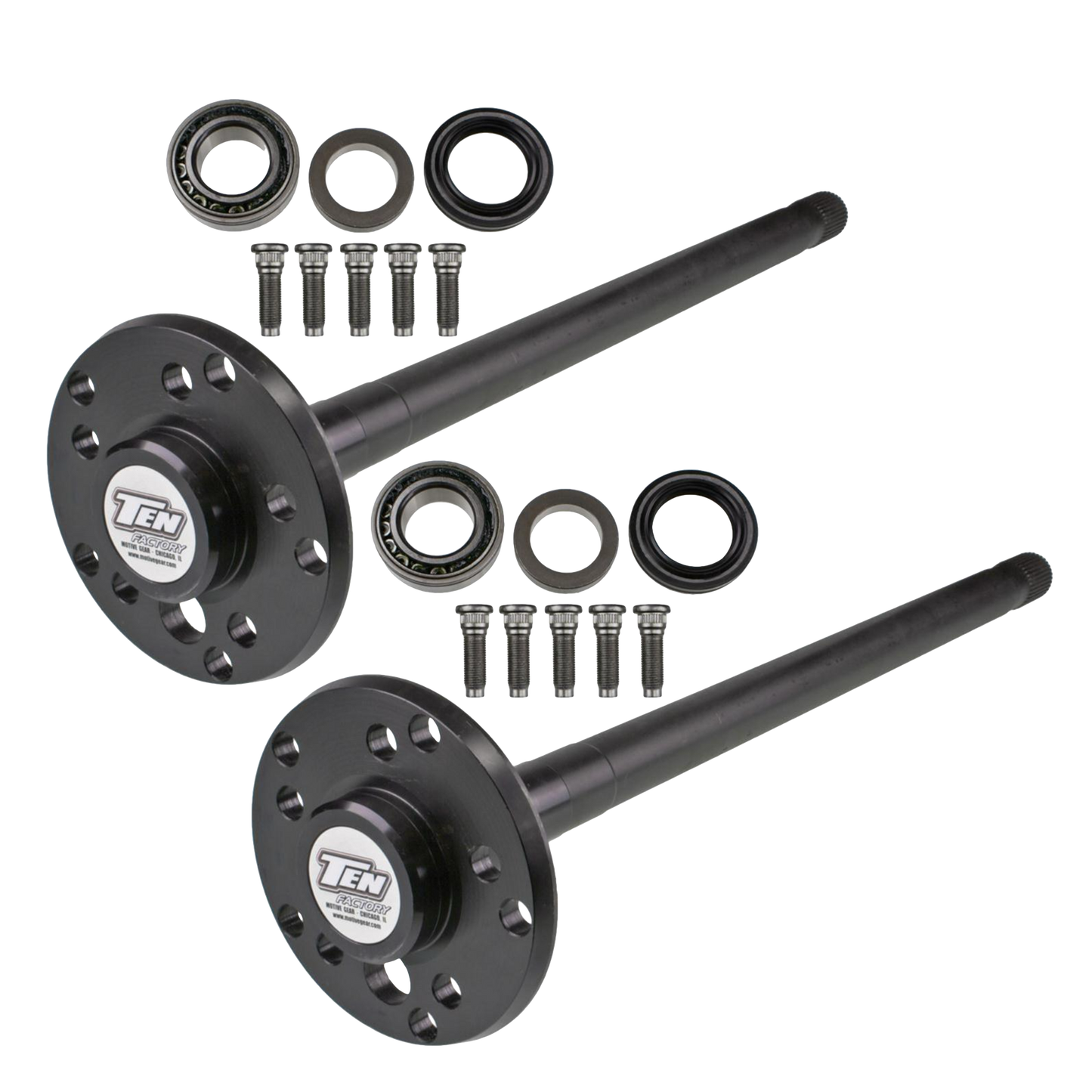 Ten Factory YJ/XJ/MJ Dana 35 C-Clip Rear Axle Kit MG22134