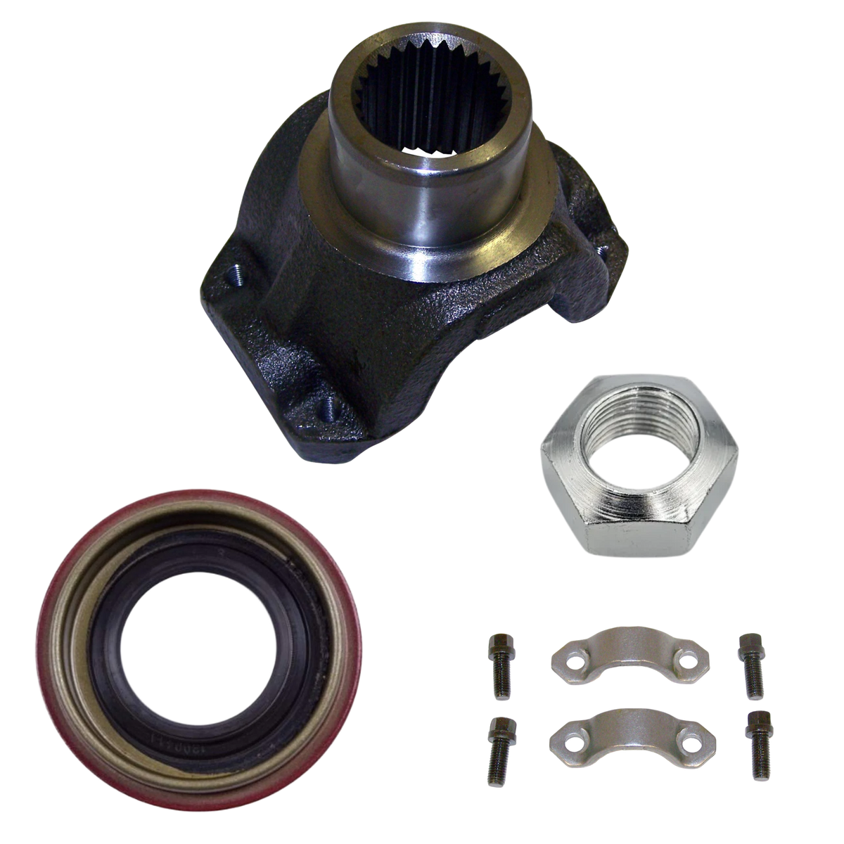 Dana 30 1310 Strap Style Frt Pinion Yoke Kit/81-06 Jeep CJ YJ TJ XJ MJ ZJ
