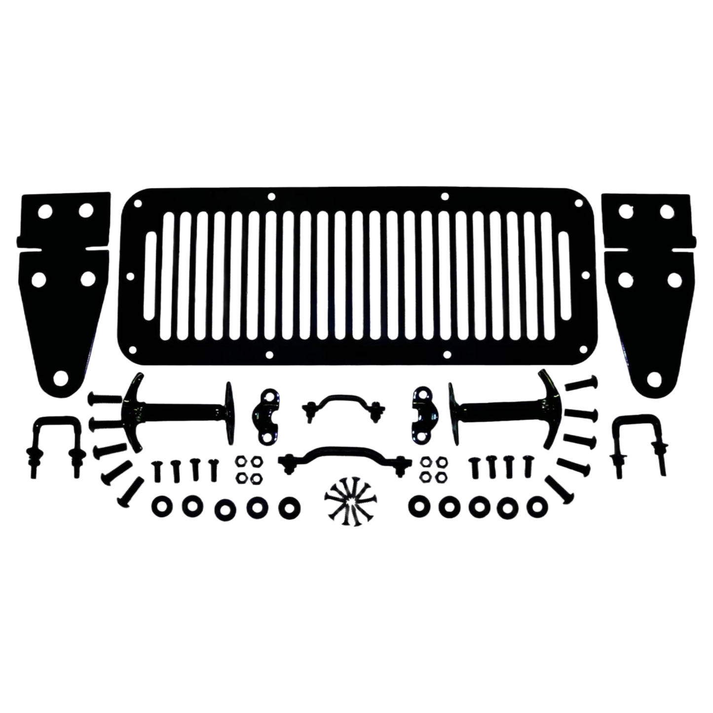 Complete Hood Set (Black) RT26007 11201.01 fits 78–95 Jeep CJ5, CJ7, CJ8 & YJ