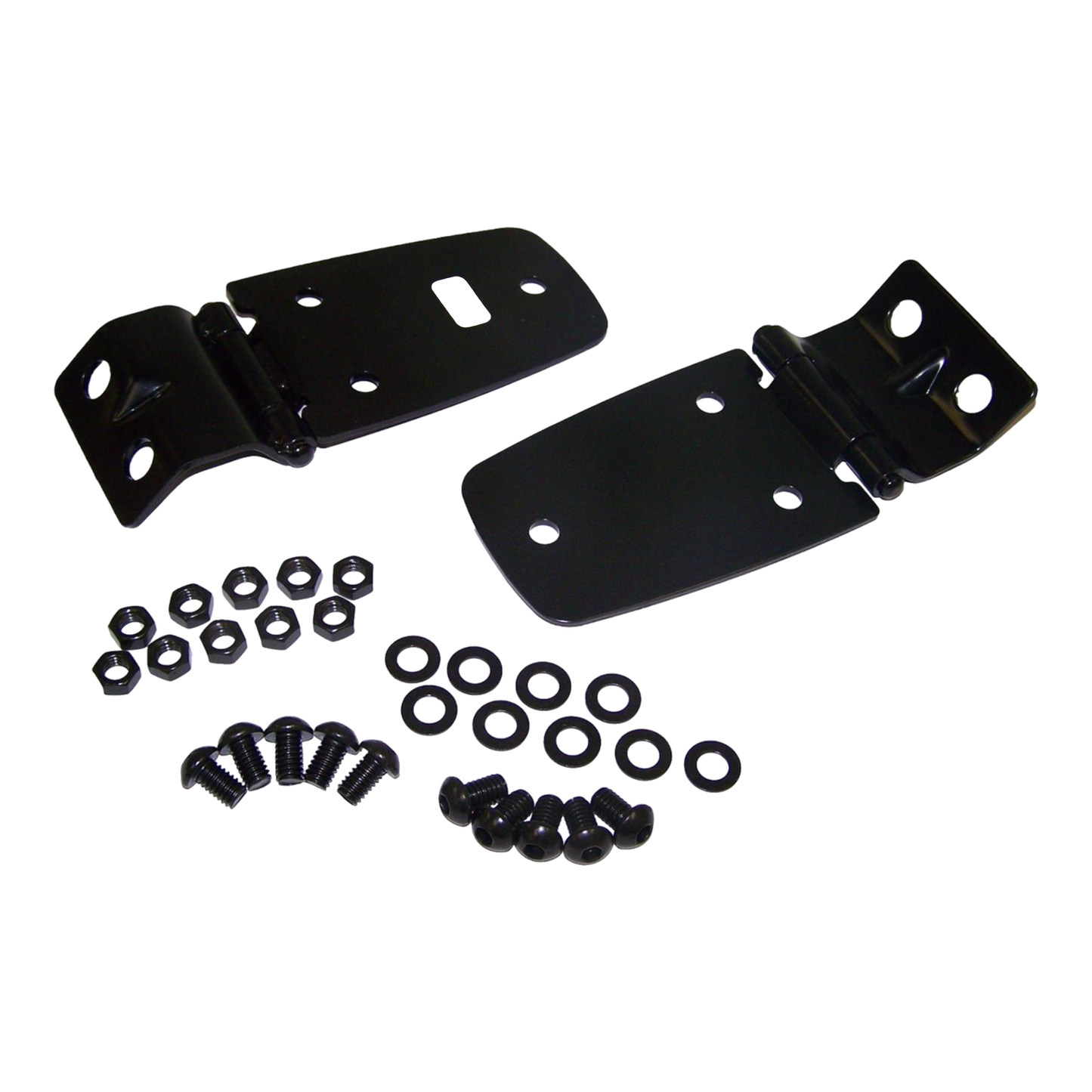 97-06 Jeep TJ Wrangler Hood Hinge Kit (Black) RT26045 11205.02 7632