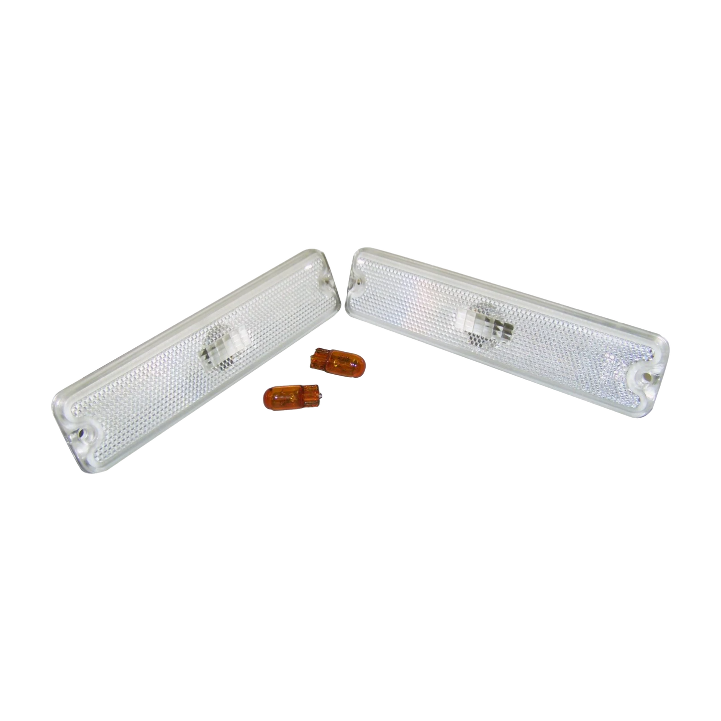 87-95 Jeep YJ Wrangler RT Off Road Clear Side Marker Light Kit RT28013