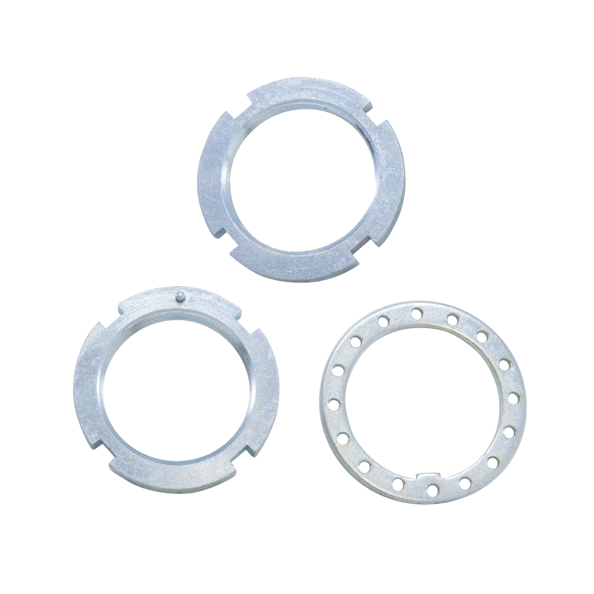 Spindle Nut Kit Compatible with Dana 44 or GM 10 Bolt Ford Chevy Dodge Jeep Manual Hubs