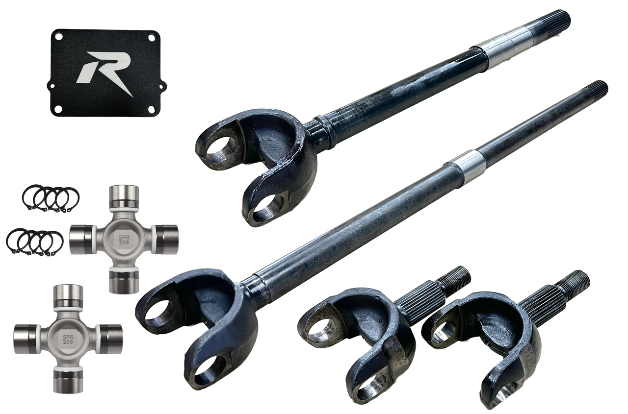 Jeep Wrangler JL and JT 1-Piece Chromoly Discovery Series Front Axle Kit Revolution Gear