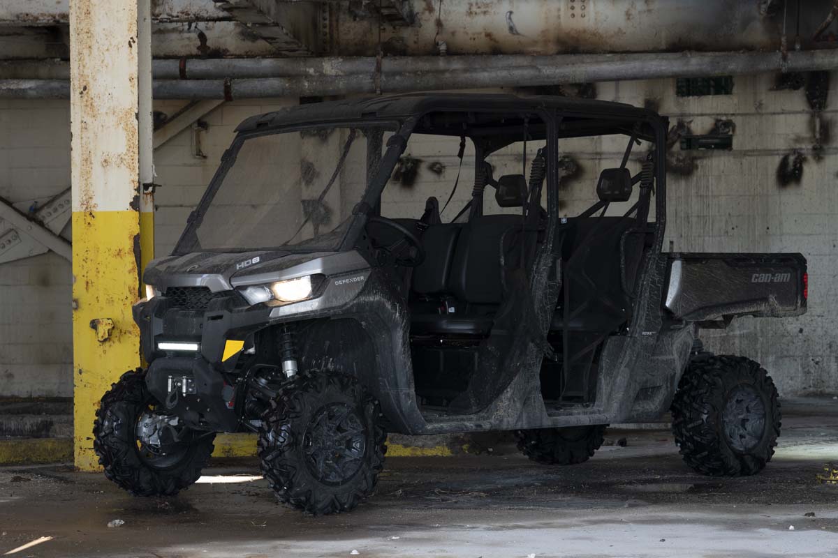 LED Light | Bumper Mount | 12" Black Single Row | White DRL | 97004