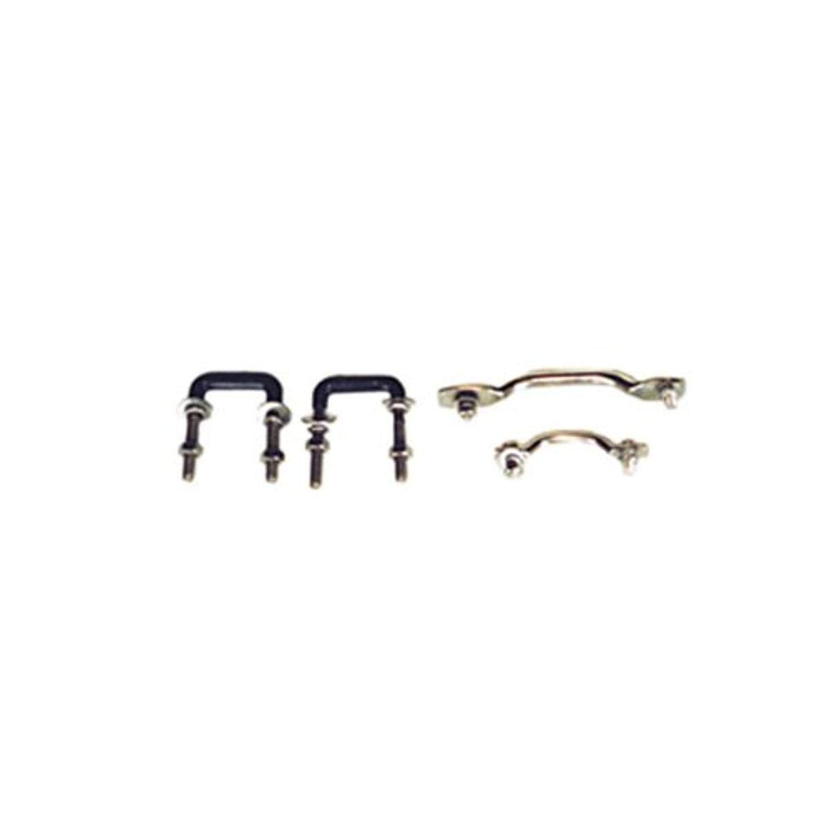 Windshield Tie Down Kit, Stainless Steel | 11104.02 | Fits 1955-1986 Jeep CJ; 1987-1995 Jeep Wrangler YJ