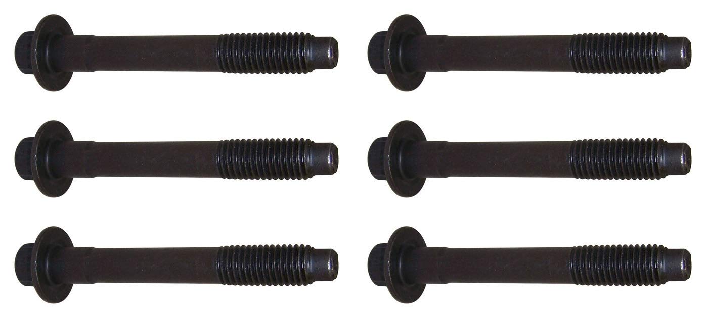 Hub Bolt (Set of 6) 5012436AB 16560.62 fits 99-18 Jeep Wrangler JK and Grand Cherokee WJ