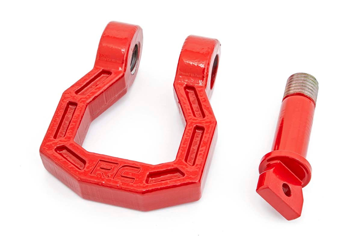 D-Ring | Forged | Pair | Red | RS119