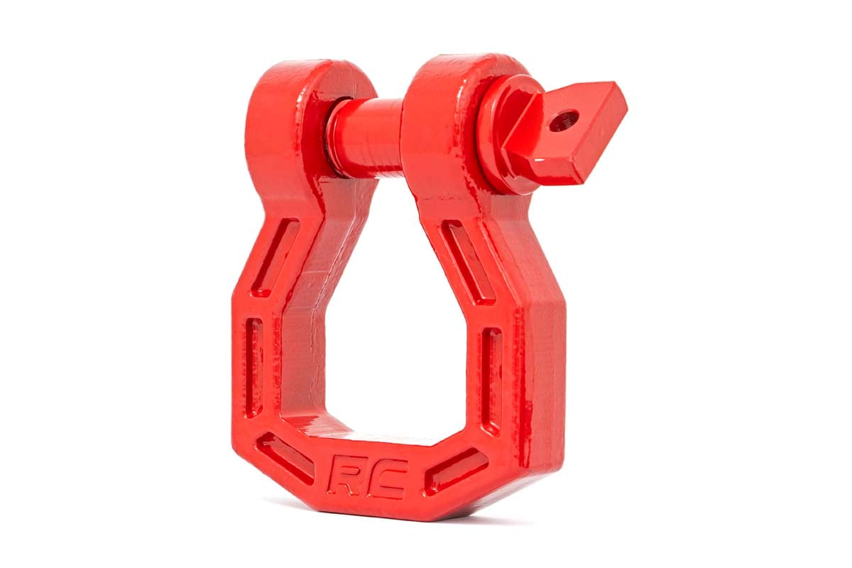 D-Ring | Forged | Pair | Red | RS119