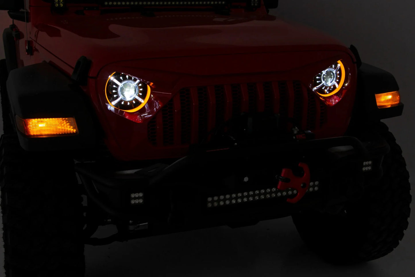 9 Inch DRL Halo LED Headlights for Jeep Gladiator JT/Wrangler JL (18-26) | RCH5300