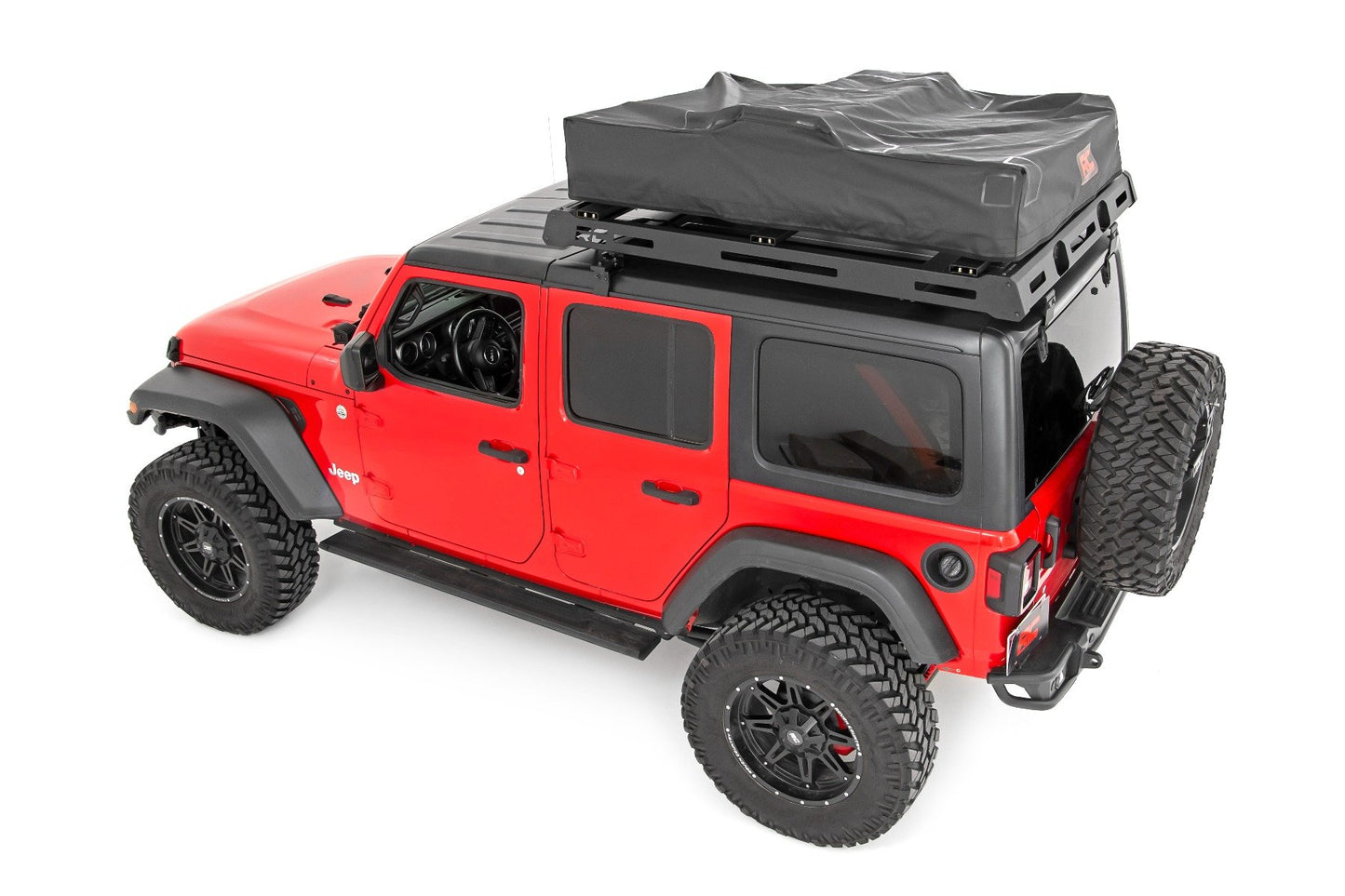 Roof Top Tent | Rack Mount | 12 Volt Accessory w/Ladder Extension & LED Light Kit 99049