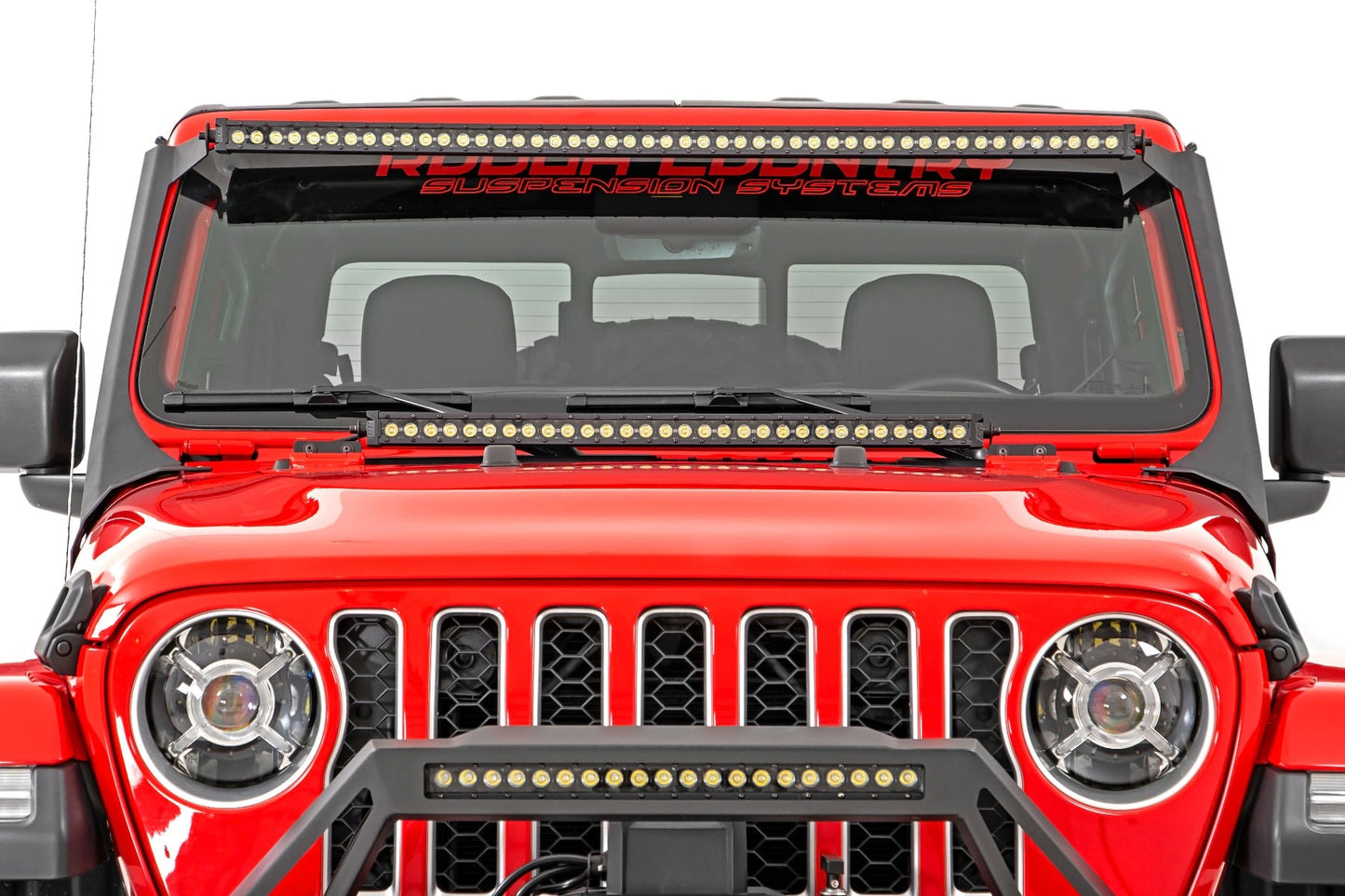 9 Inch LED Headlights Fits 2018–2026 Jeep Wrangler JL & Gladiator | Rough Country| DOT Approved Projection Headlights | RCH1500