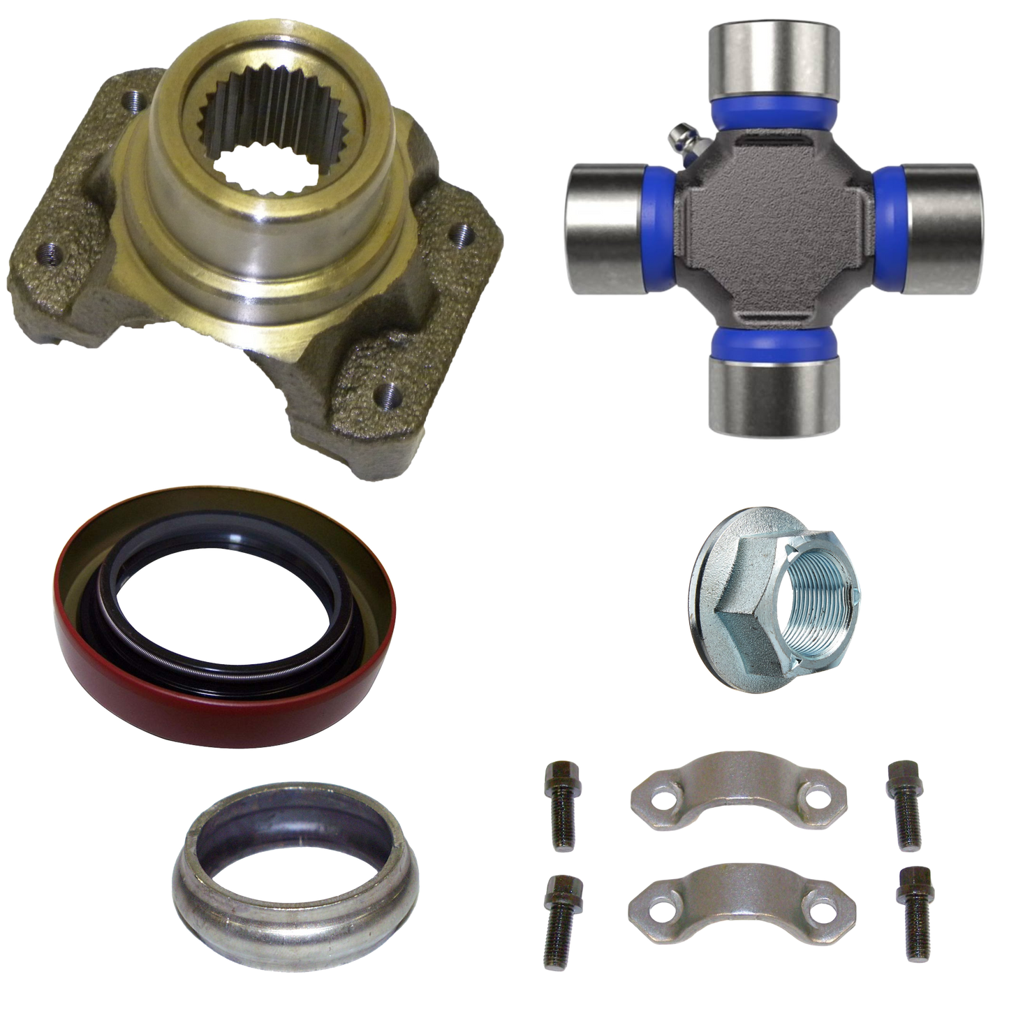 Rear Dana 35 Pinion Yoke Kit w/ 1310 U-Joint for 87-06 Jeep YJ TJ XJ MJ ZJ