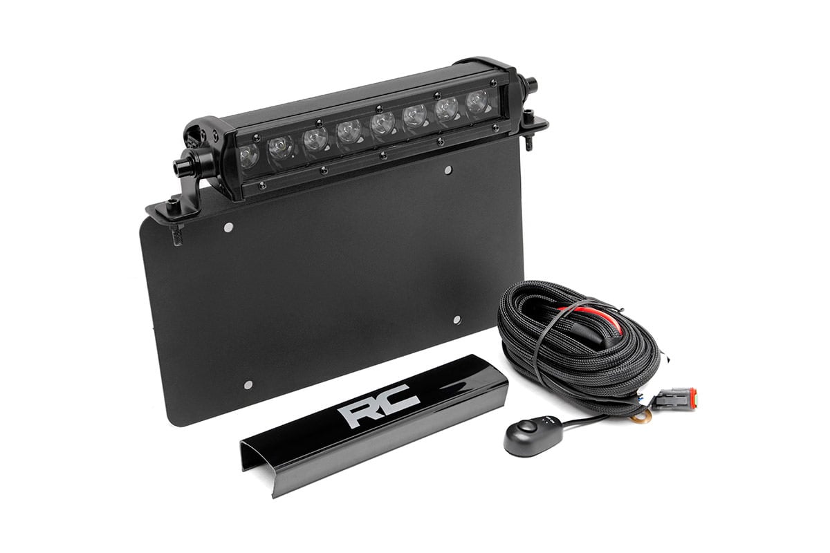 LED Light Kit | License Plate Mount | 8" Single Row Black Series 70183