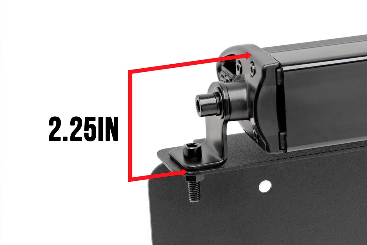 LED Light Kit | License Plate Mount | 8" Single Row Black Series 70183