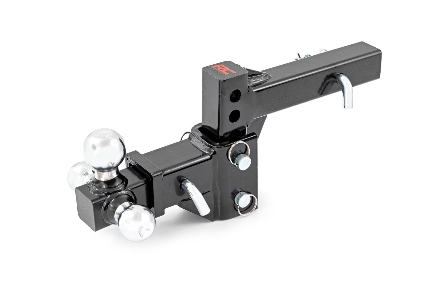 Adjustable Trailer Hitch | 6 Inch Drop | Multi-Ball Mount | Fits 2 Inch Receiver 99100