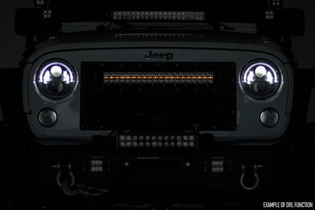 50 Inch Black Series LED Light Bar | Dual Row | Amber DRL 70950BDA