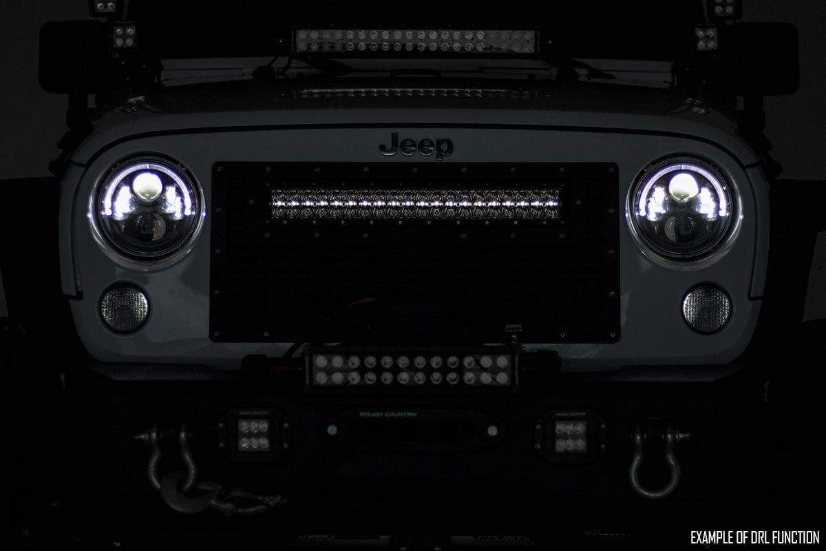 20 Inch Black Series LED Light Bar | Dual Row | Cool White DRL 70920BD