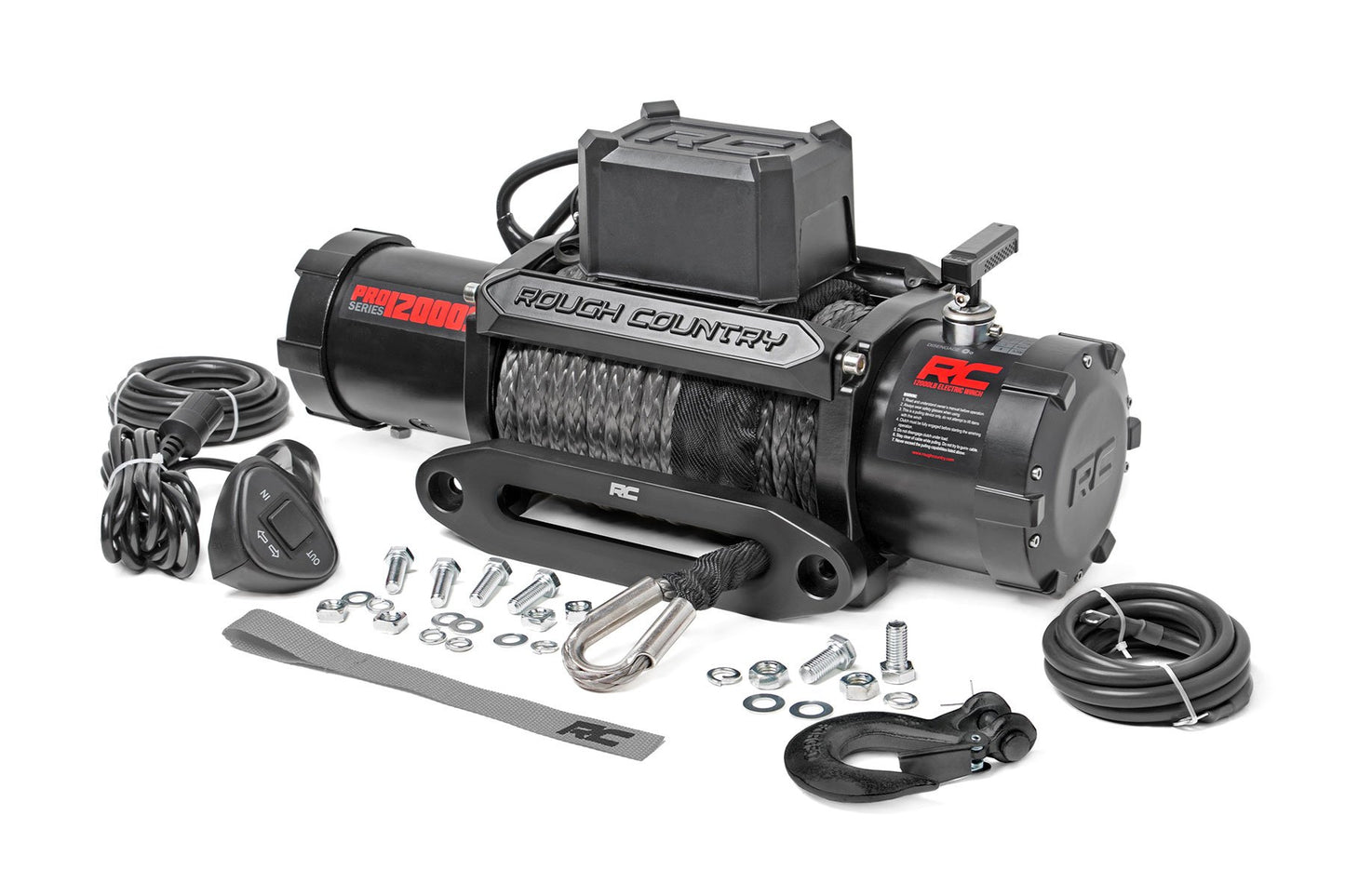12000-Lb Pro Series Winch | Synthetic Rope | PRO12000S