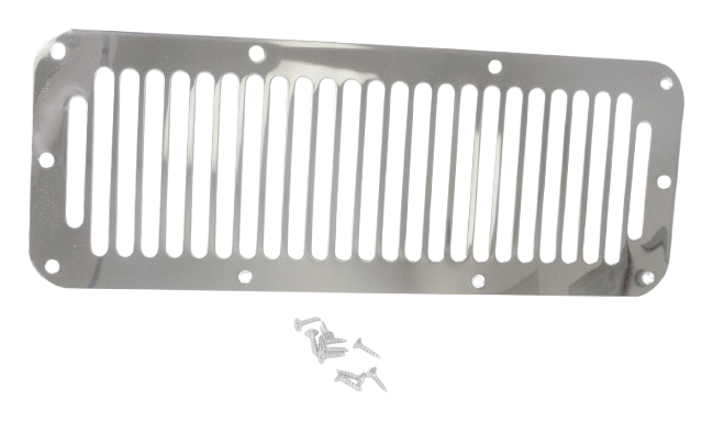 Cowl Vent Cover (Stainless) RT34014 fits 78-95 Jeep CJ5, CJ7, CJ8, YJ Wrangler