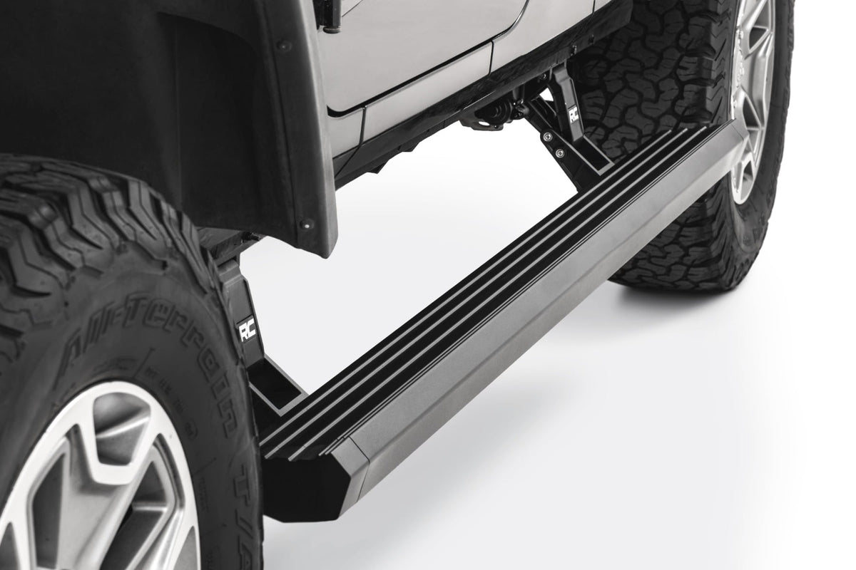 Power Running Boards | 4 Door | Jeep Wrangler Unlimited 2WD/4WD (2007-2018) | ESR610330