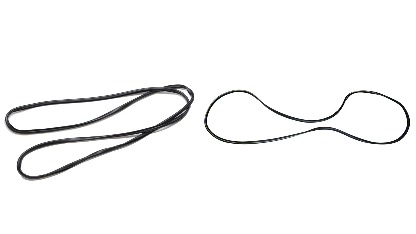 Windshield Seal Kit Inner & Outer Fits 1997-2006 Jeep Wrangler TJ LJ | PORC Off Road Products | Replaces 55176430AD, 55176567AC, 12301.09, 12301.08