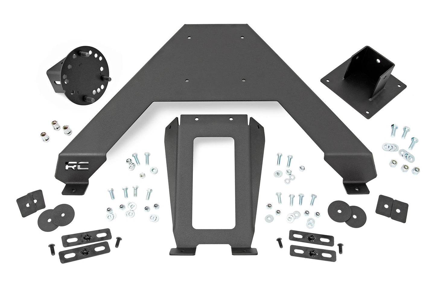 Bed Mount Spare Tire Carrier | Universal (5x5.5 6x5.5 6x135 & 5x5.0 Bolt Patterns) 73110