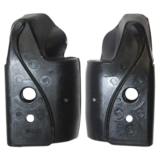 Set Side Panel Rear Corner Weatherstrip Hard Soft Top Rail Retainer Mucket Seals Compatible with Wrangler 55177257AB 55176524AC