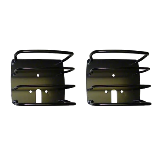 76-06 CJ & YJ Wrangler Black Euro Taillight Guards RT26017 8660 11226.01