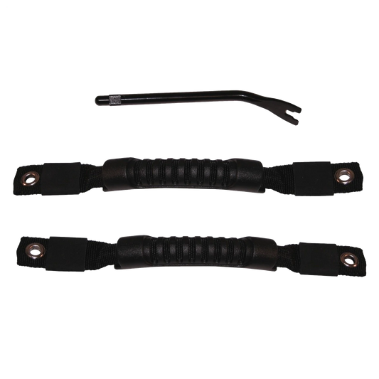 Door Pull Straps | Nylon, Black | 11826.01 | Fits 1997-2006 Jeep Wrangler TJ
