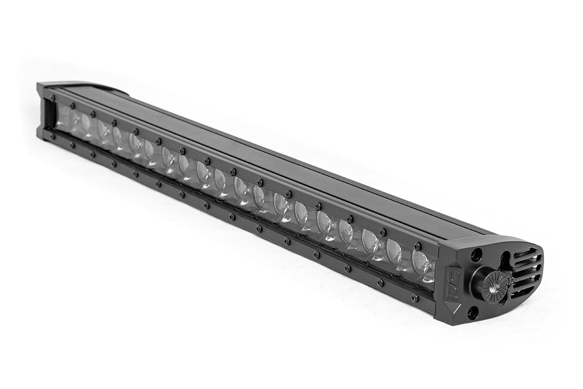 20 Inch Black Series LED Light Bar | Single Row | Cool White DRL 70720BLDRL