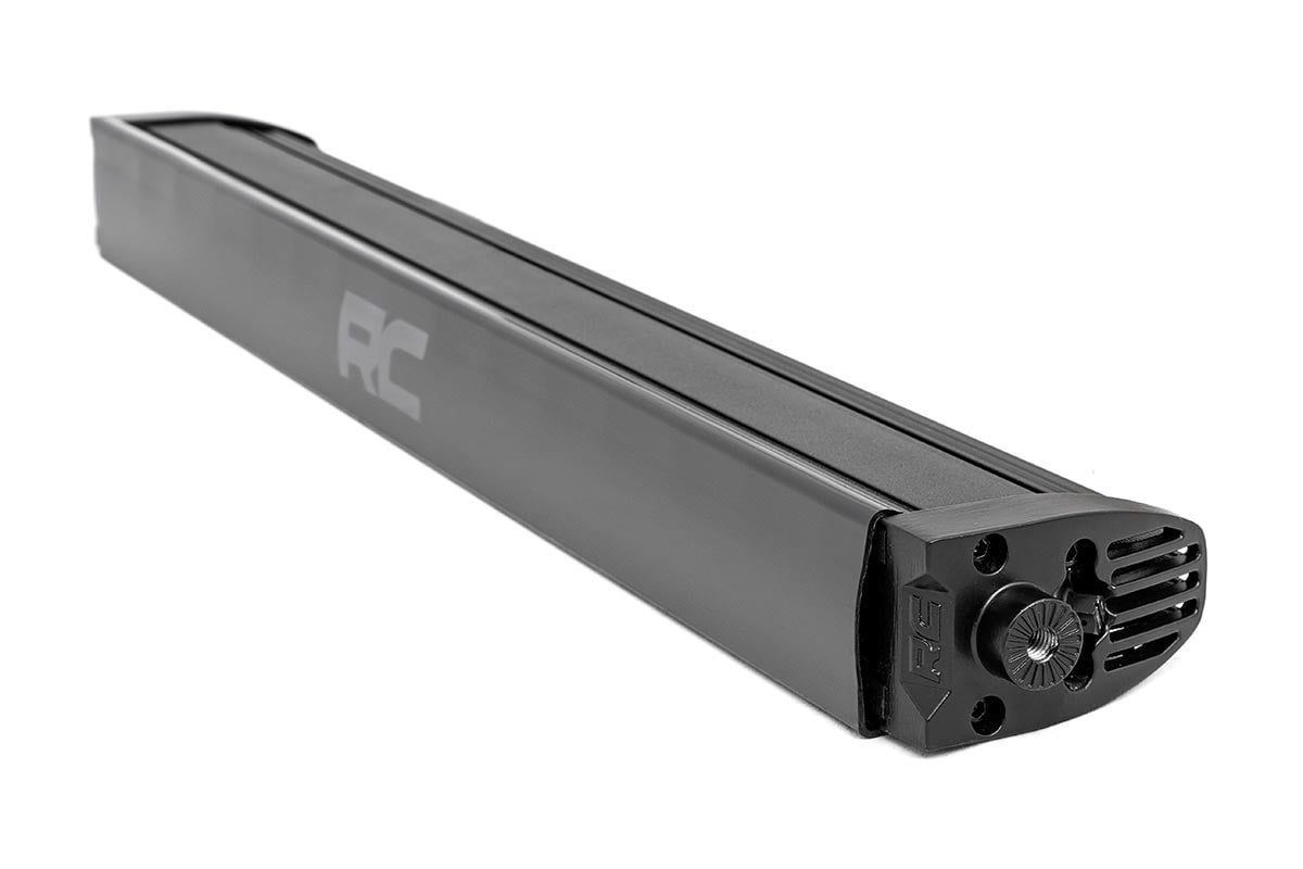 20 Inch Black Series LED Light Bar | Single Row | Cool White DRL 70720BLDRL
