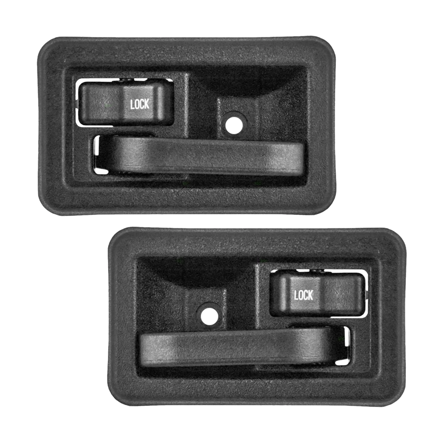 2Pcs Left + Right Inside Interior Door Handle Replacement Compatible with 1991-1995 1997-2004 Jeep Wrangler