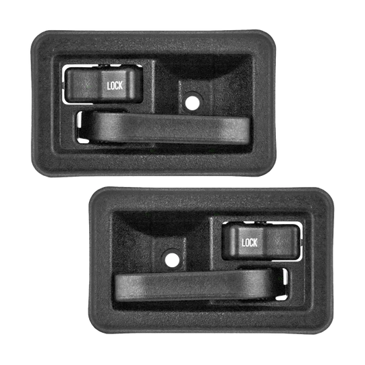 2Pcs Left + Right Inside Interior Door Handle Replacement Compatible with 1991-1995 1997-2004 Jeep Wrangler