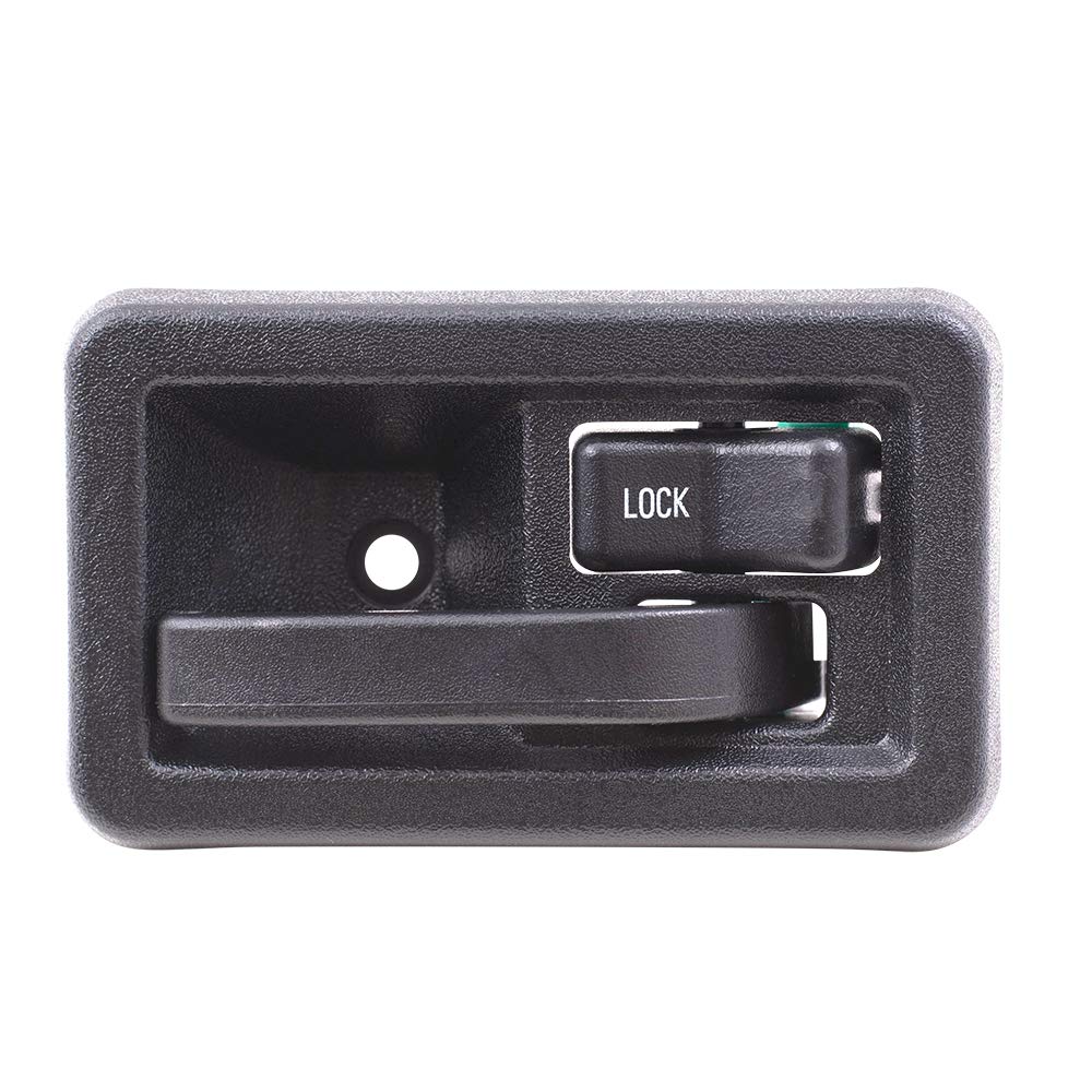 Driver and Passenger Inside Inner Textured Door Handles Compatible with Wrangler 55176477AB 55176476AB