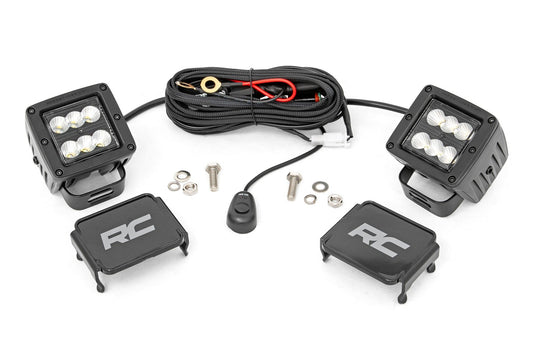 2 Inch Black Series LED Light Pods  | Pair | Flood 70133BL