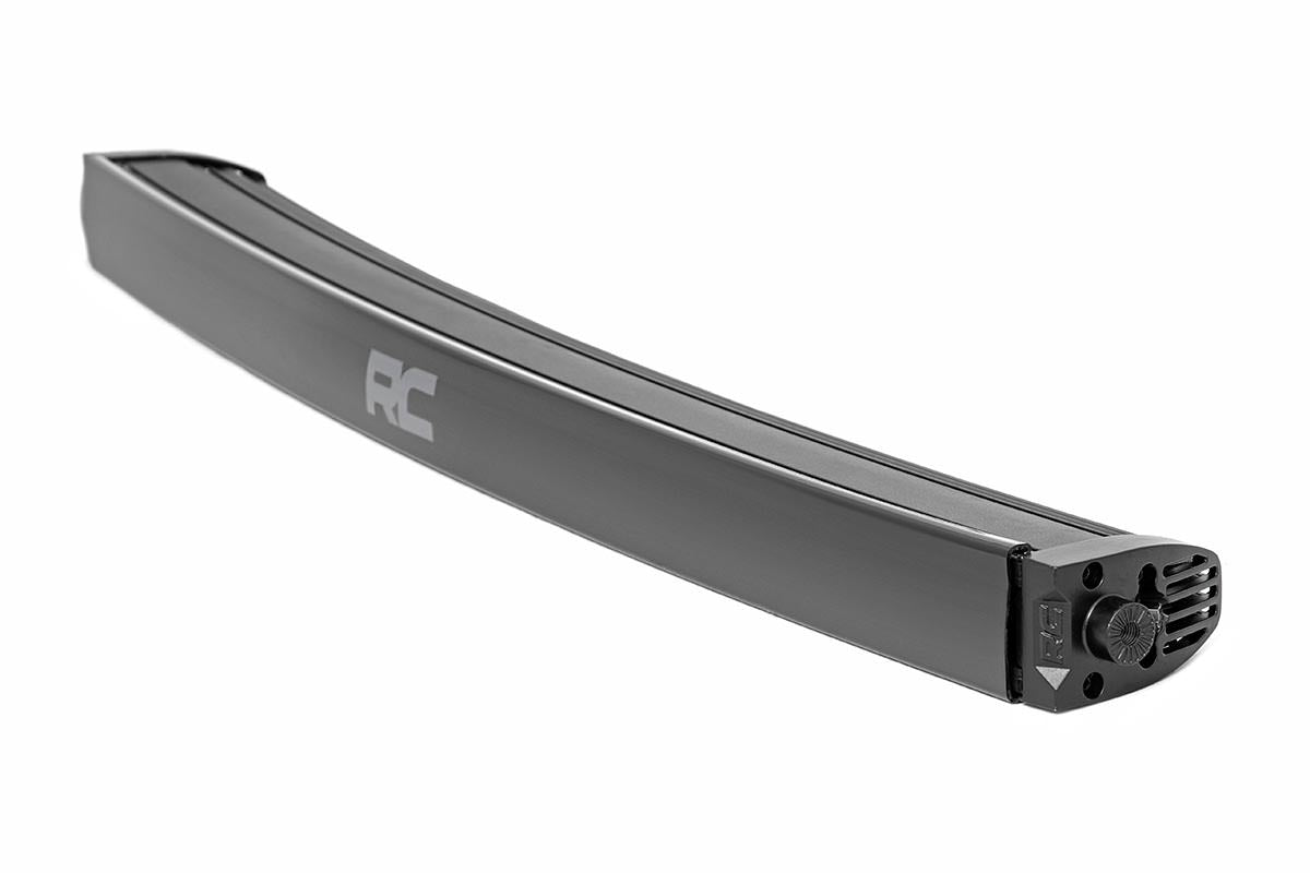30 Inch Black Series LED Light Bar | Curved | Single Row | Cool White DRL 72730BLDRL