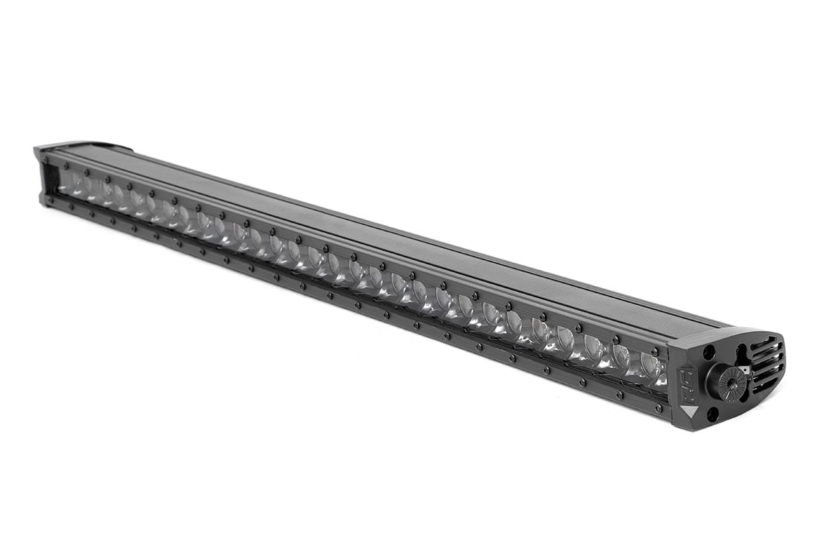 30 Inch Black Series LED Light Bar | Single Row | Cool White DRL 70730BLDRL