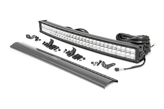 30 Inch Chrome Series LED Light Bar | Curved | Dual Row | Cool White DRL 72930D