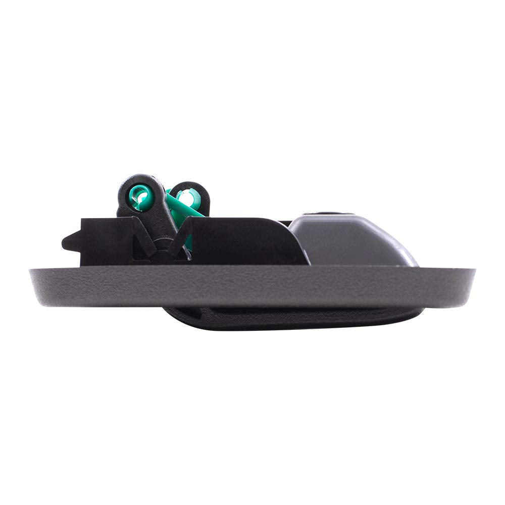 Driver and Passenger Inside Inner Textured Door Handles Compatible with Wrangler 55176477AB 55176476AB